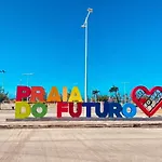 Vista Mar e Pé na Areia,Apartamento novo na Praia do Futuro bem próximo do Crocobeach