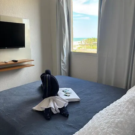 Apartamento Vista Mar E Pé Na Areia,apartamento Novo Na Do Futuro Bem Próximo Do Crocobeach