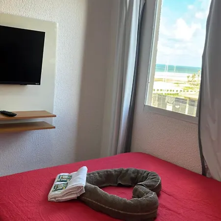 Vista Mar E Pé Na Areia,apartamento Novo Na Do Futuro Bem Próximo Do Crocobeach *